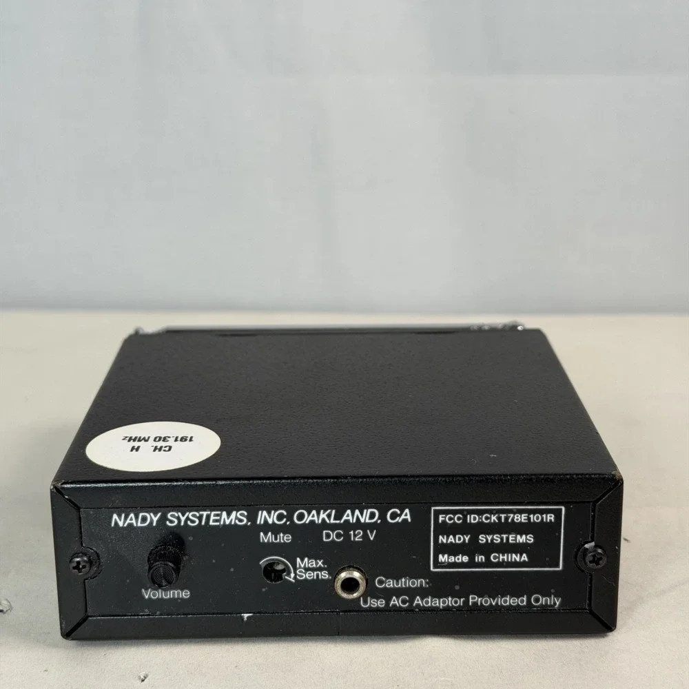 Nady Systems 101 VHF Wireless System Receiver / No Power Cord
